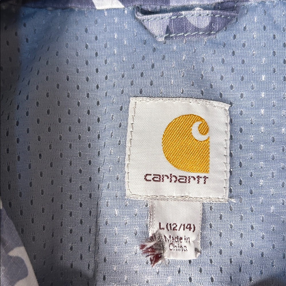 Carhartt Blue & Gray Camouflage Work Vest
Size Large - Picture 2 of 6